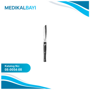 08.0054.08 Virchow Kartilaj Bıçağı, Ahşap Saplı 25cm
