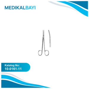 10.0161.11 Şaşılık Makası Eğri 11.5cm