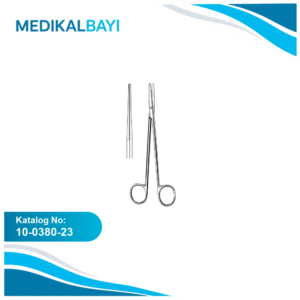 10.0380.23 Metzenbaum Nelson Makas Düz 23cm