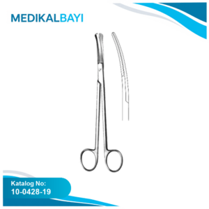 10.0428.19 GOOD Tonsil Makas Eğri 19cm