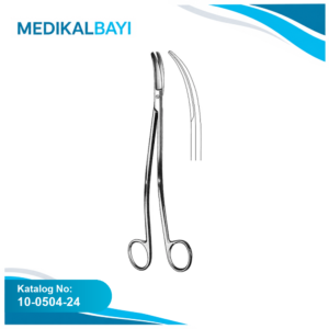 10.0504.24 SATINSKY Vena Cava & Torax Makas Eğri 24cm