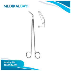 10.0534.28 DeBakey Vasküler Makas 28cm 25ø