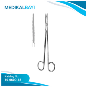 10.0600.18 TOENNIS ADSON Preperasyon Makası Düz 18cm