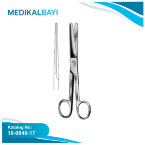 10.0640.17 DOYEN Jinekoloji Makası Düz 17.5cm