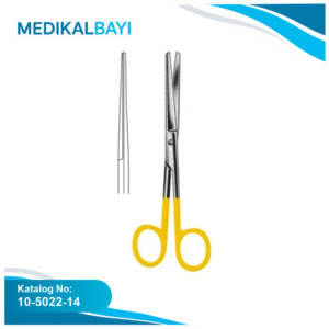 10.5022.14 Grazil Operasyon Makası Künt/Künt Düz 14.0cm TC