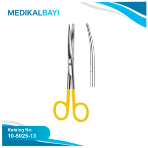 10.5025.13 Grazil Operasyon Makası Keskin/Künt Eğri 13.0cm TC