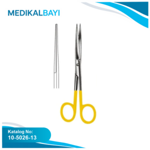 10.5026.13 Grazil Operasyon Makası Keskin/Keskin Düz 13.0cm TC