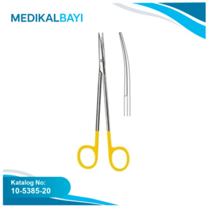 10.5385.20 Metzenbaum Nelson Makas Eğri Keskin/Keskin 20cm TC