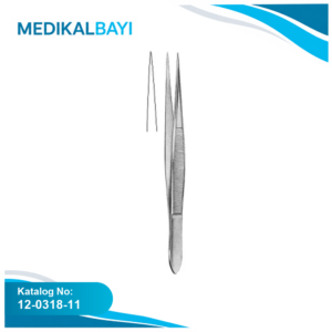 12.0318.11 Mikro Forseps Düz 11.5cm