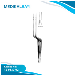12.0330.02 Mikro Forseps Bayonet ince 22.5cm