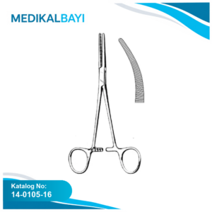 14.0105.16 Crile Rankin Hemostatik Forseps Eğri 16cm