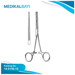 14.0150.15 Bainbridge Hemostatik Forseps Düz 15cm