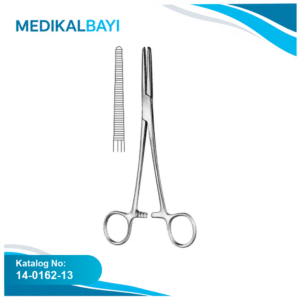14.0162.13 Spencerwells Hemostatik Forseps Düz 13cm