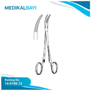 14.0196.12 Kelly Hemostatik Forseps Eğri 12.5cm