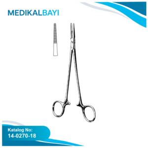 14.0270.18 Adson Hemostatik Forseps Düz 18.5cm