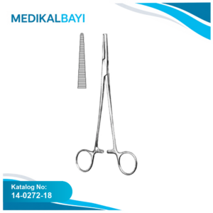 14.0272.18 Adson Hemostatik Forseps Düz 1x2T 18cm