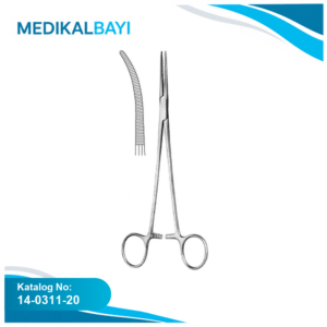 14.0311.20 Heiss Hemostatik Forseps Eğri 20cm