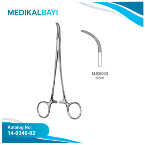 14.0340.02 Overholt Diseksiyon & Ligaşür Forseps 20.5cm Fig.2