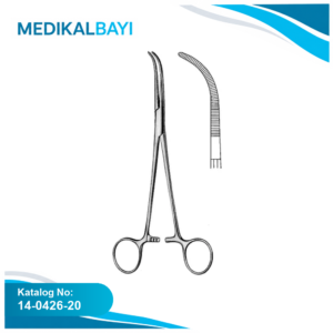 14.0426.20 Johns Hopkins Hemostatik Forseps Eğri 20cm