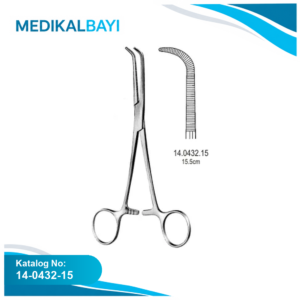 14.0432.15 Mixter Hemostatik Bronş Forseps 15.5cm