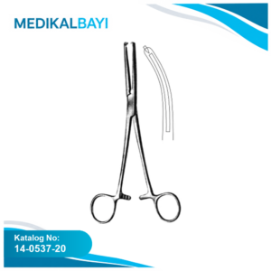 14.0537.20 Maingot Histerektomi Forseps Eğri 20.5cm