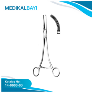 14.0600.03 Rogers/Heaney Histerektomi Forseps Eğri Atravma 21cm