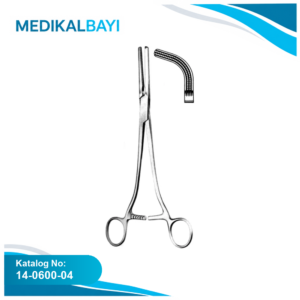 14.0600.04 Rogers/Heaney Histerektomi Forseps Eğri Atravma 20.5cm
