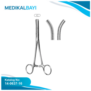 14.0637.16 Fergusson Angiotribe Forseps Eğri 16cm