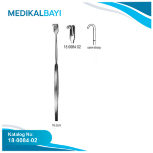 18.0084.02 Kanca Ekartör Yarı Keskin 2pr. 16cm
