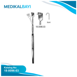 18.0096.03 Ekartör Esnek Künt 3pr. 16cm