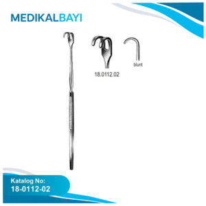 18.0112.02 Ekartör Trakeal Künt 2pr. 16cm