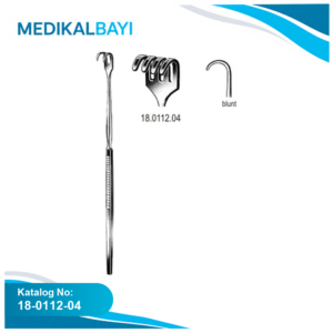 18.0112.04 Ekartör Trakeal Künt 4pr. 16cm