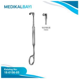 18.0156.05 Meyerding Parmak Ekartör 7x4mm, 18cm