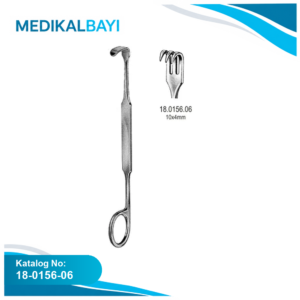 18.0156.06 Meyerding Parmak Ekartör 10x4mm, 3pr. 18cm