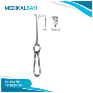 18.0254.04 Volkmann Ekartör Künt 4 Dişli 21.5cm