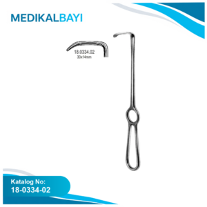 18.0334.02 Langenbeck Ekartör 30x14mm, 21cm