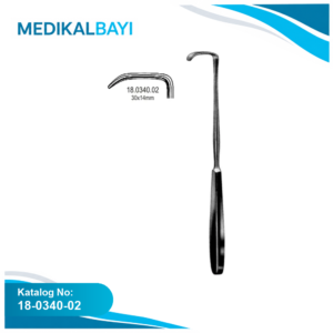 18.0340.02 Langenbeck Ekartör 30x14mm, 22cm