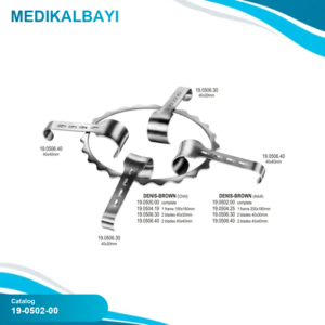 19.0502.00 Denis Browne Abdominal Ekartör set büyük