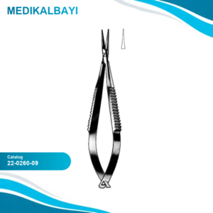 22.0260.09 Castroviejo Mikro Portegü Düz 9cm