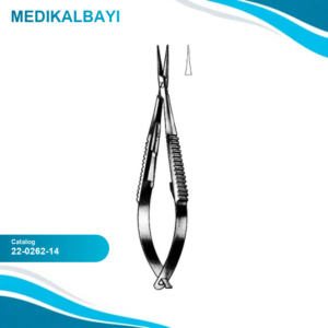 22.0262.14 Castroviejo Portegü Kilitli Düz 14cm