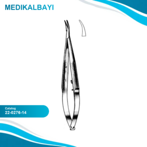 22.0276.14 Barraquer Mikro Portegü Eğri Kilitli 14cm