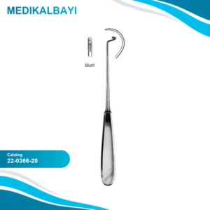 22.0366.20 Ligatür İğnesi Künt Sağ 20cm