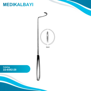 22.0382.28 Deschamps Ligatür İğnesi Künt Sol 28cm