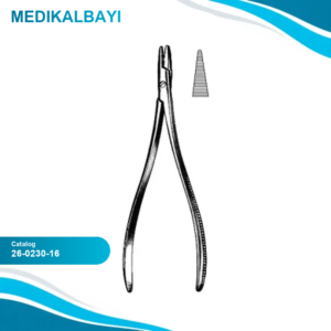 26.0230.16 Plak Bükme Pensi 16.5cm