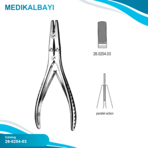 26.0254.03 Tel Bükme Pensi Çift Çene Hareketli 18cm