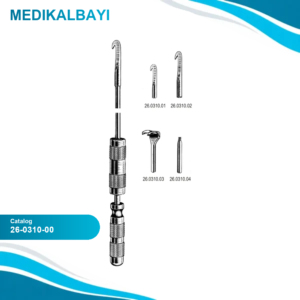 26.0310.00 Kuentscher Çivi Çıkarıcı 2 Kancalı 63cm