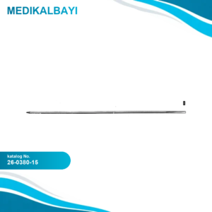 26.0380.15 Kirschner Teli, Trokar Uçlu, Düz Şaft 1.5x60mm