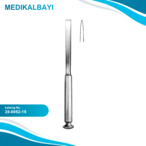 28.0052.15 Stille Kemik Osteotomu 15mm, 20cm