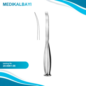 28.0061.06 Smith Peterson Kemik Osteotomu Eğri 6mm, 20cm