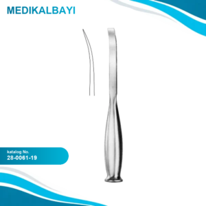28.0061.19 Smith Peterson Kemik Osteotomu Eğri 19mm, 20cm